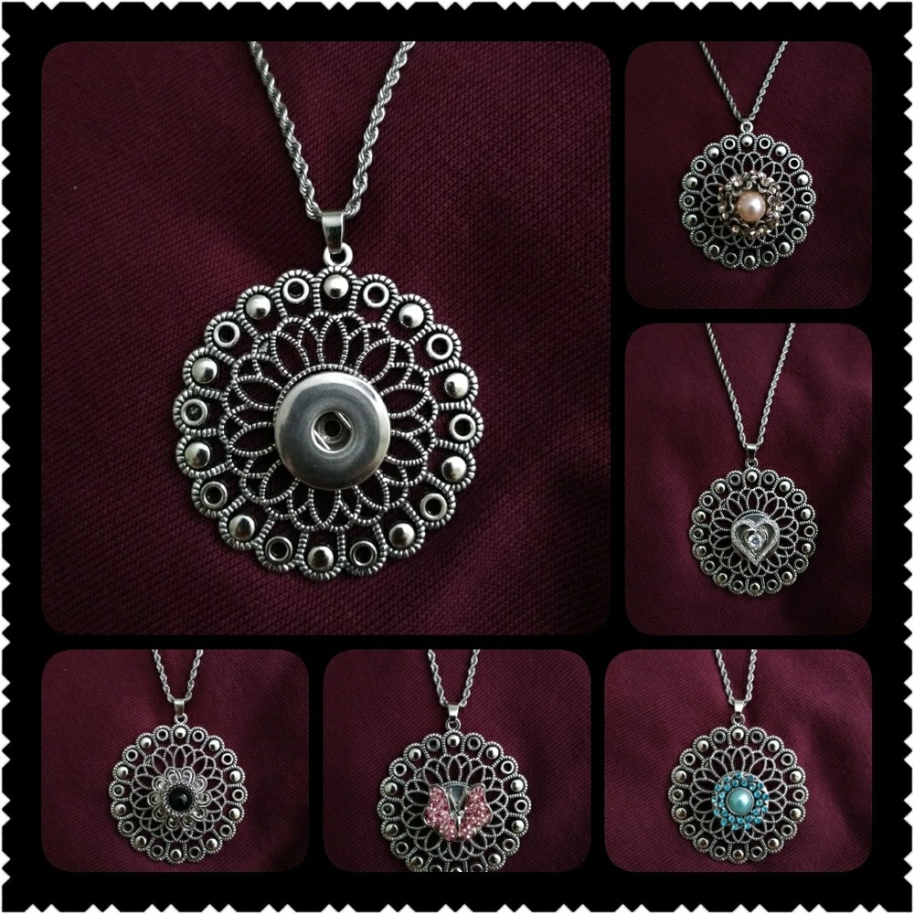 Locketique Pendant Include 1 botton